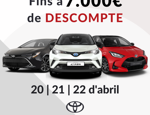 Event VIP Toyota a Vilanova i Vilafranca del 20 al 22 d’abril